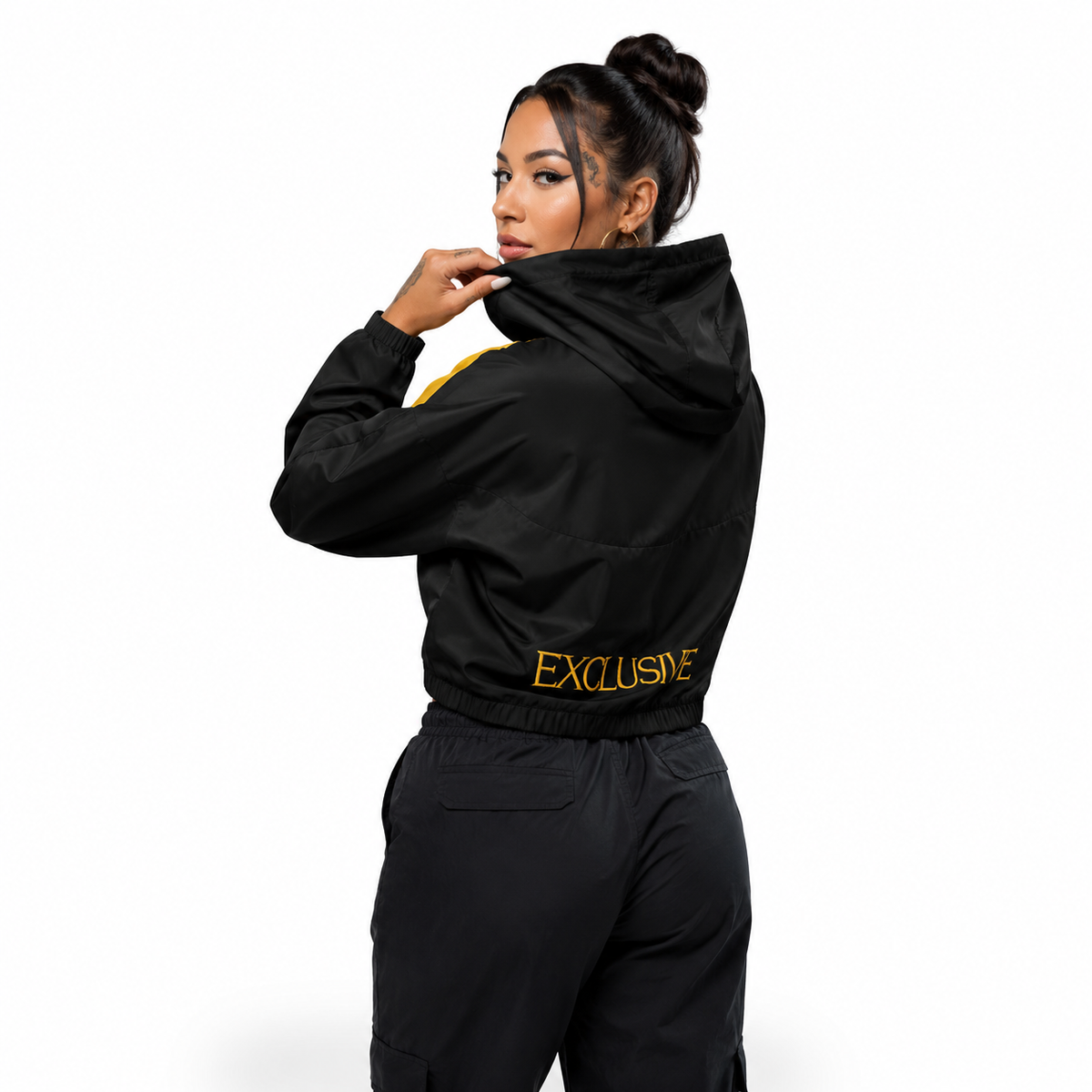 Radiant Aura Cropped Windbreaker — Wear Your Power