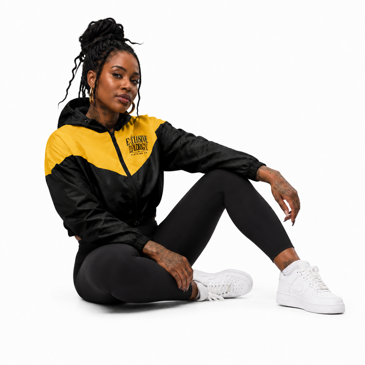 Radiant Aura Cropped Windbreaker — Wear Your Power
